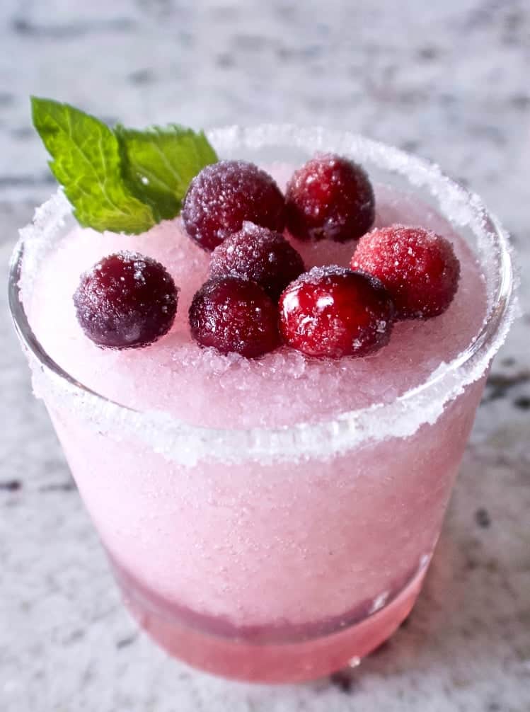 Mistletoe Margarita mixed drink