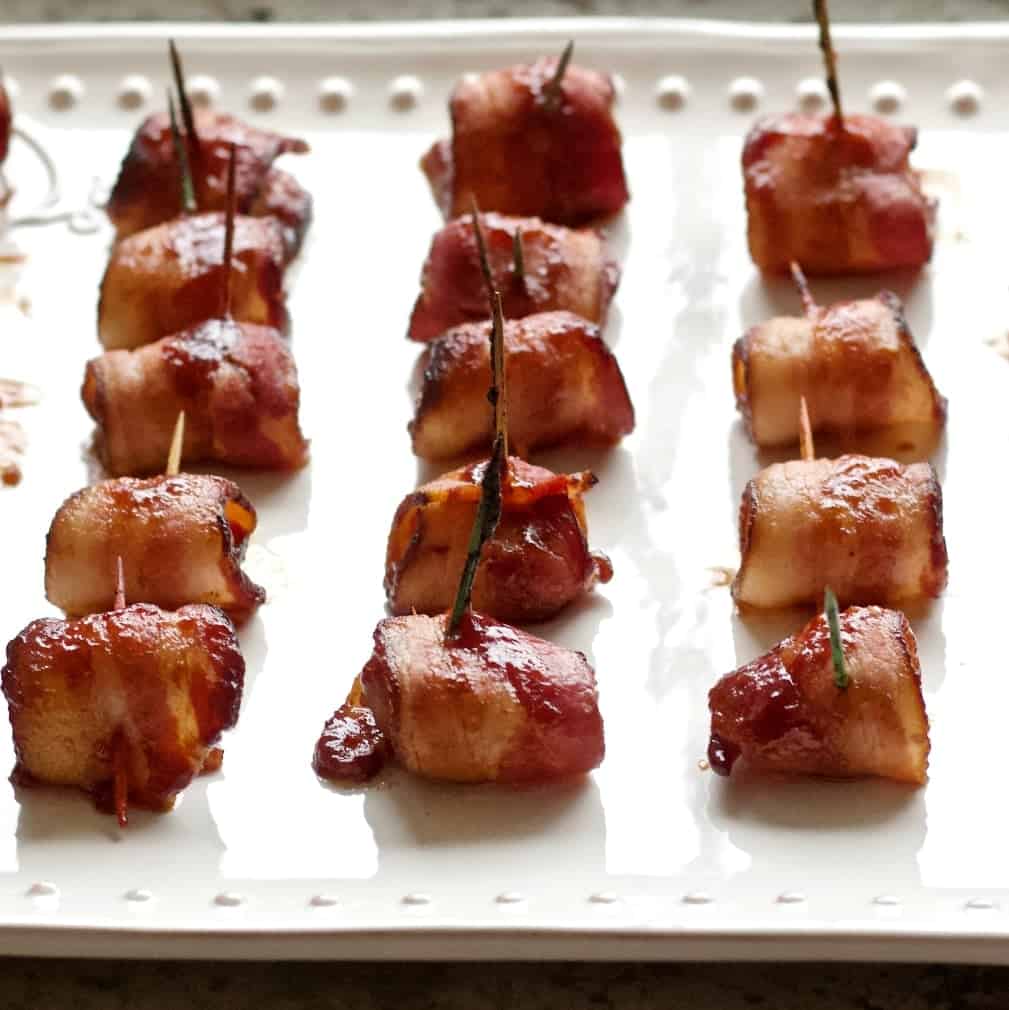bacon wrapped water chestnuts