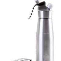 Impeccable Culinary Objects (ICO) Professional Aluminum Cream Whipper with 10 Cream Chargers, 500ml, Silver