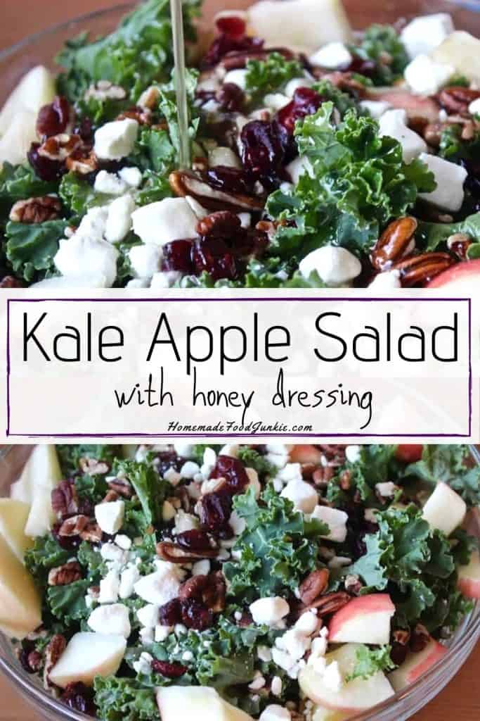 Kale Apple Salad-pin image