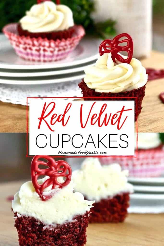 Red Velvet Cupcakes-pin image