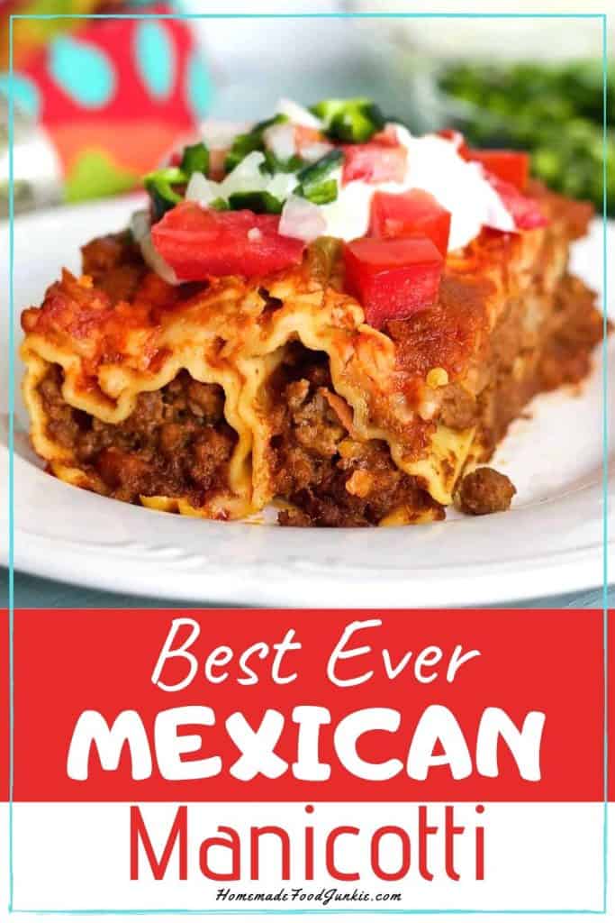 best ever mexican manicotti-pin image