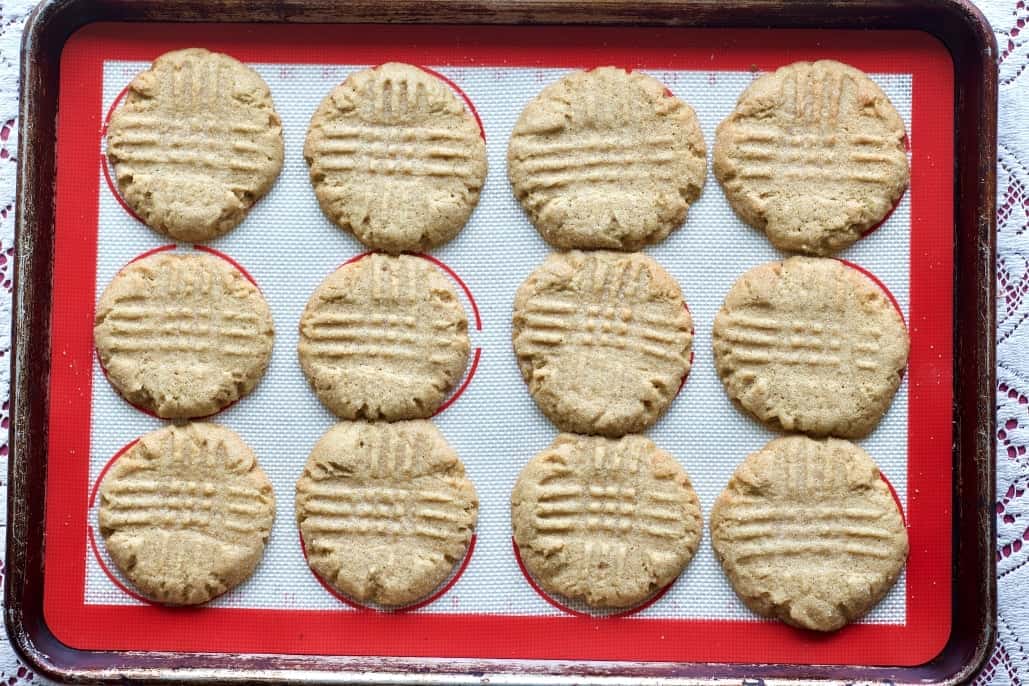 Sourdough Peanut butter Cookies Baked