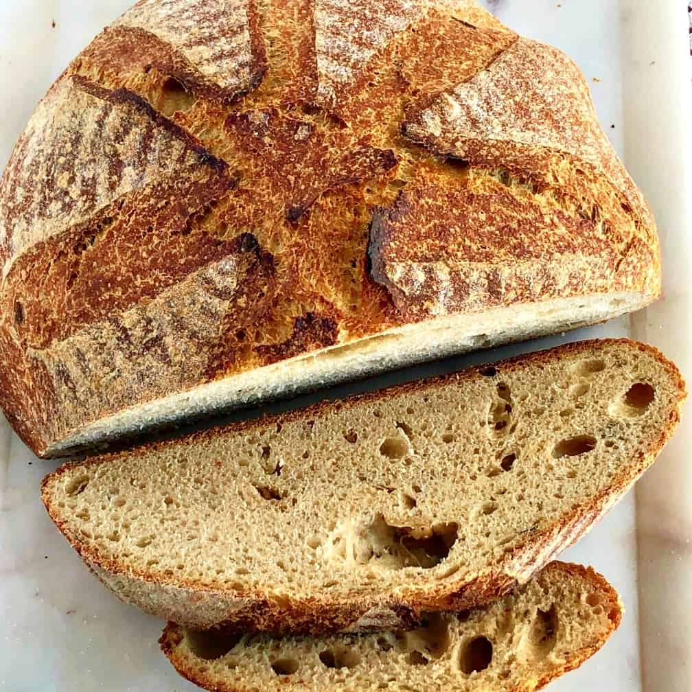 roasted garlic rosemary bread