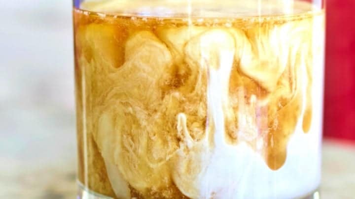 white russian vodka drink