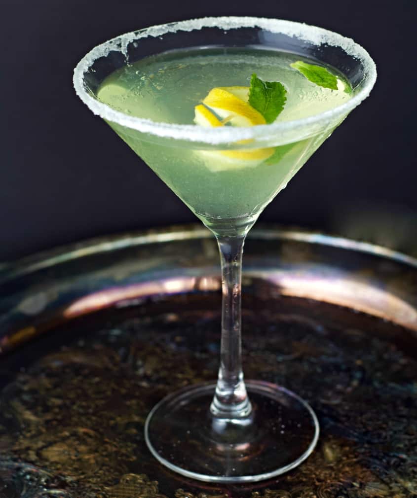 Lemon limoncello martini 1