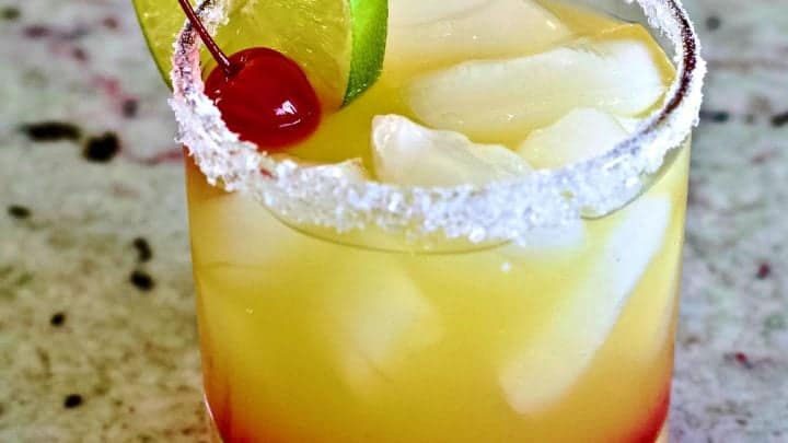 Tequila Sunrise mixed drinks