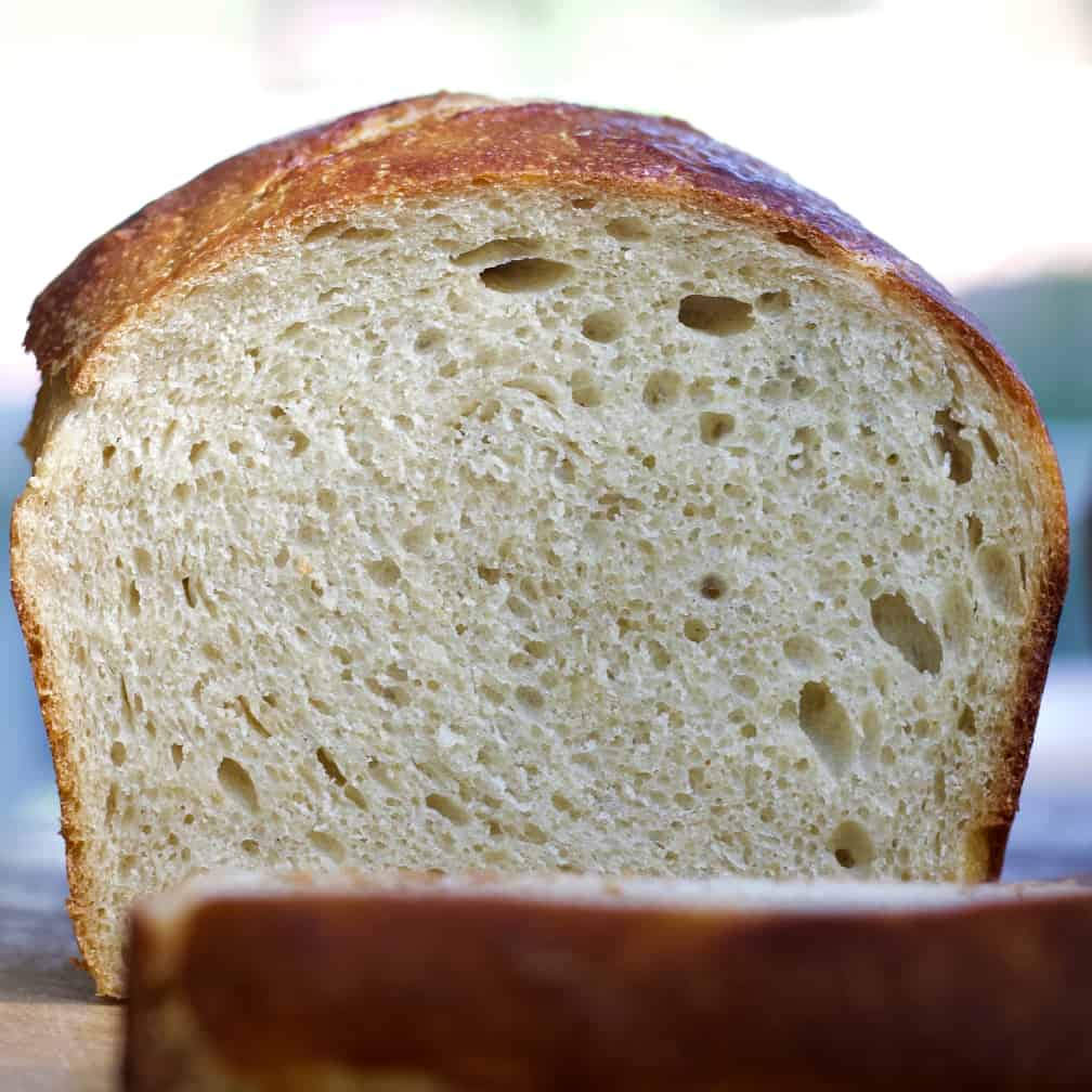 Soft Sourdough Sandwich Bread Recipe 7 Soft Sourdough sandwich bread sliced
