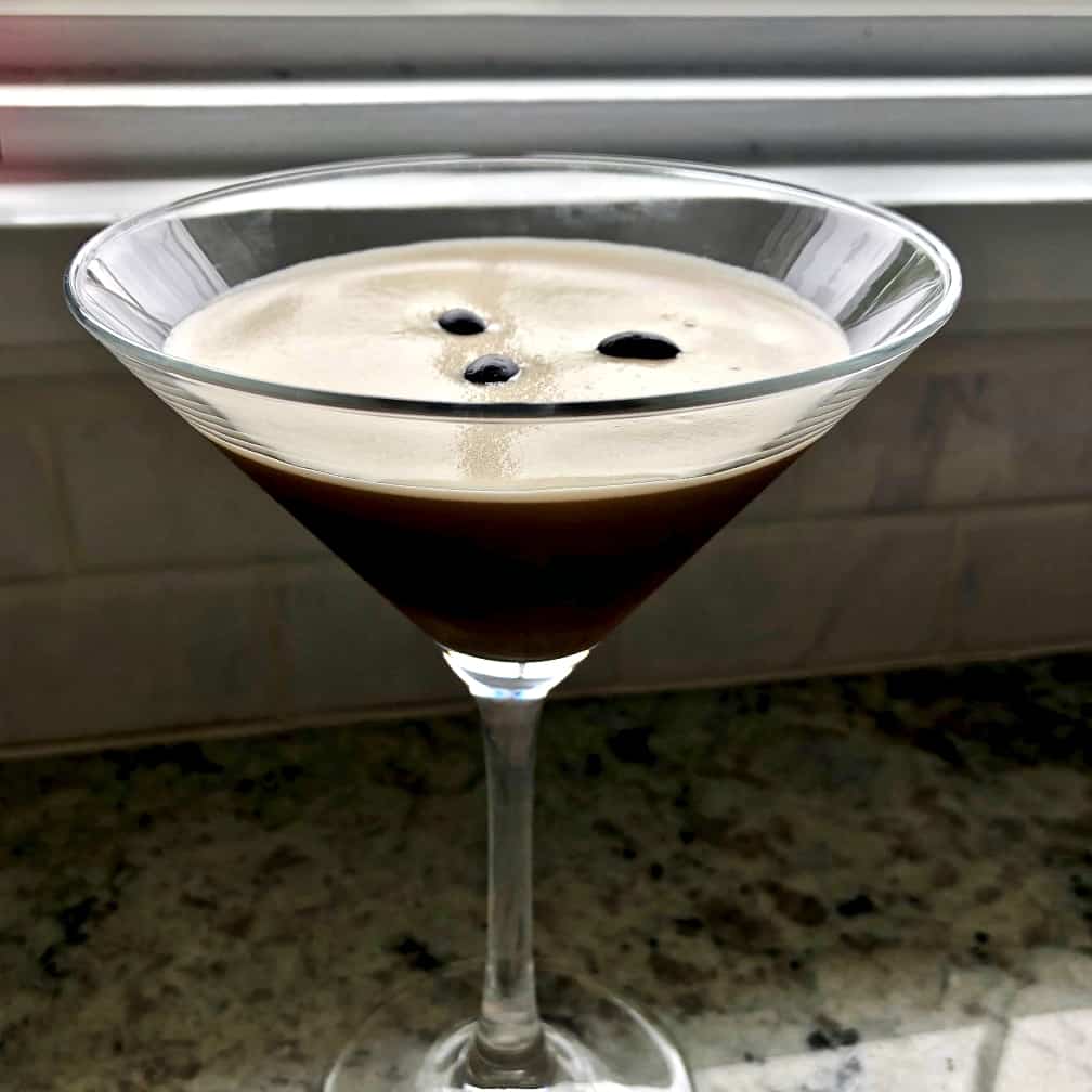 espresso martini made with cold brew