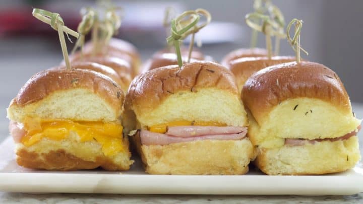 Ham and cheese sliders