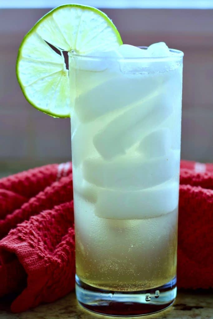 Amber light glows through the Mexican Mule