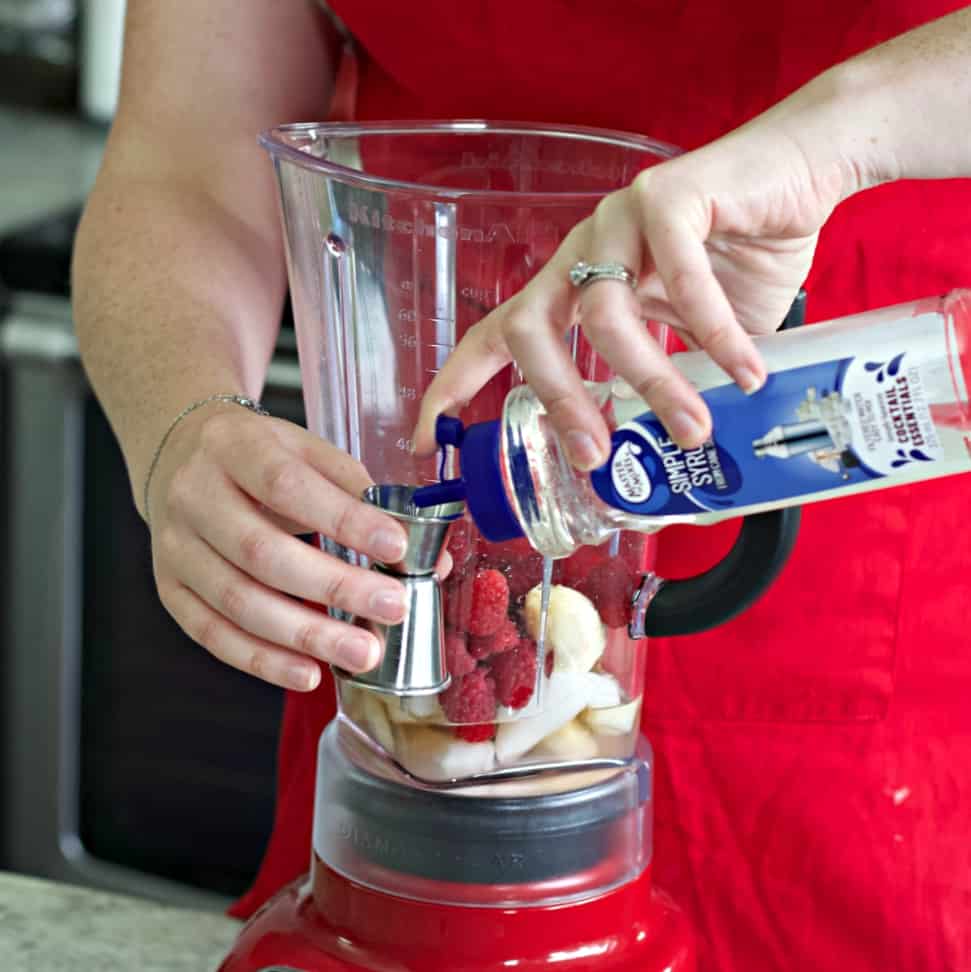measuring simple syrup