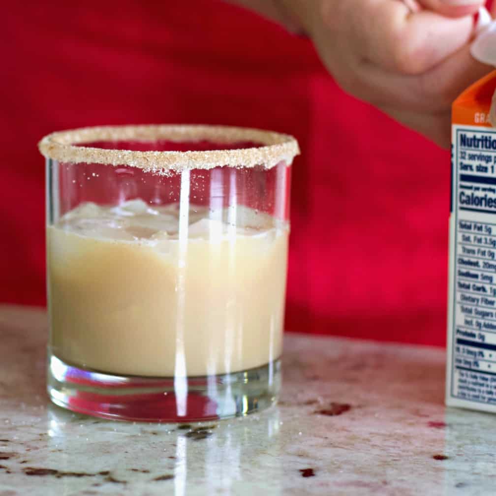 The white russian cocktail with no cream.