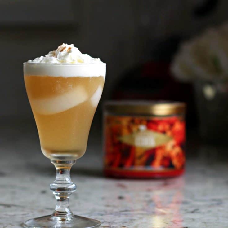 Caramel Vanilla Italian Cream Soda Cocktail