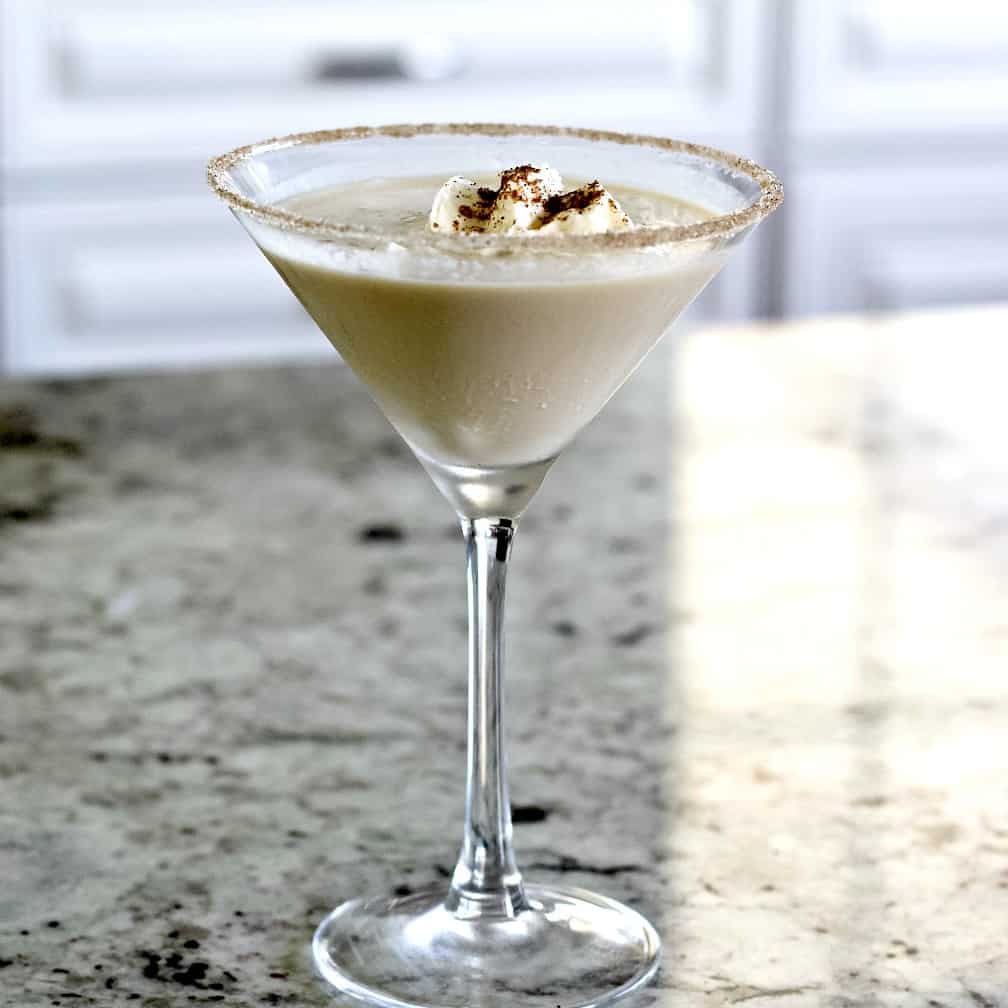 Pumpkin Spice Martini with garnish