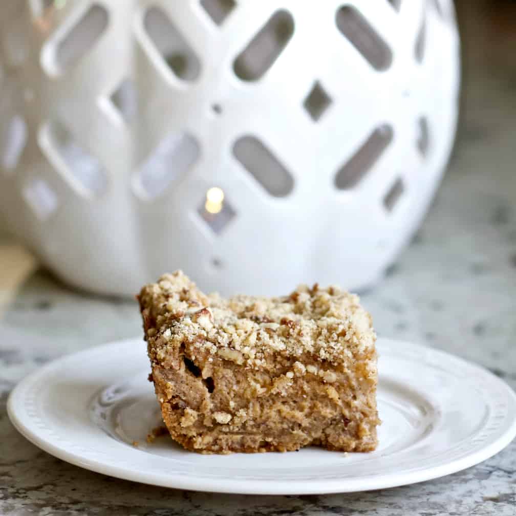 single serving pumpkin cheesecake bar