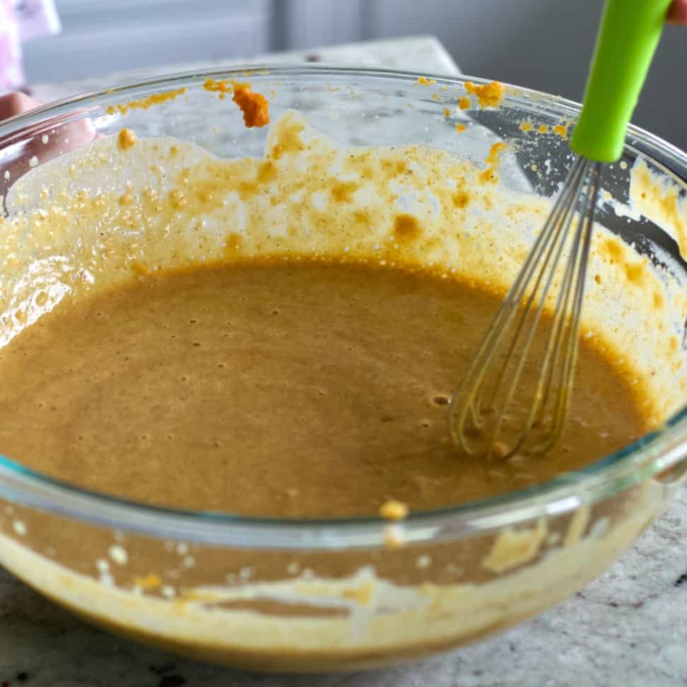 whisk until batter is smooth