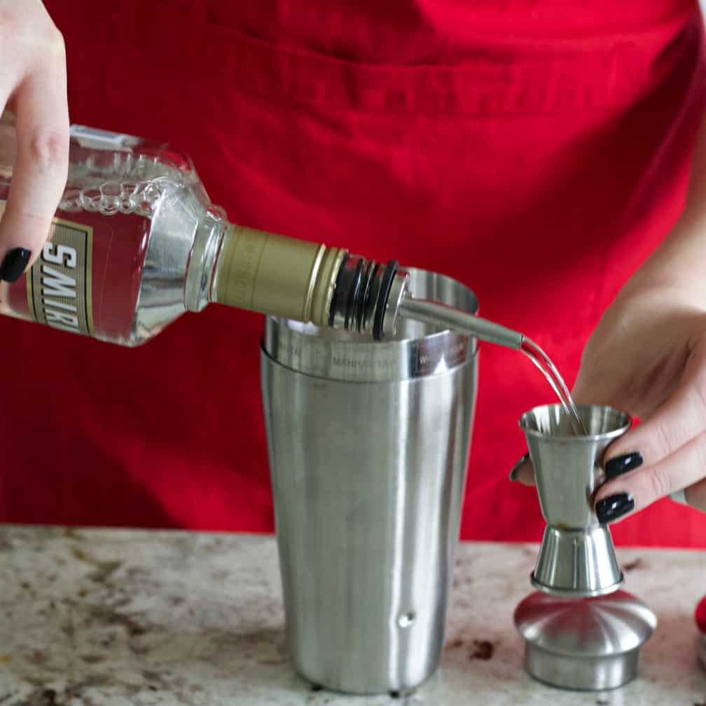 Measuring vanilla vodka