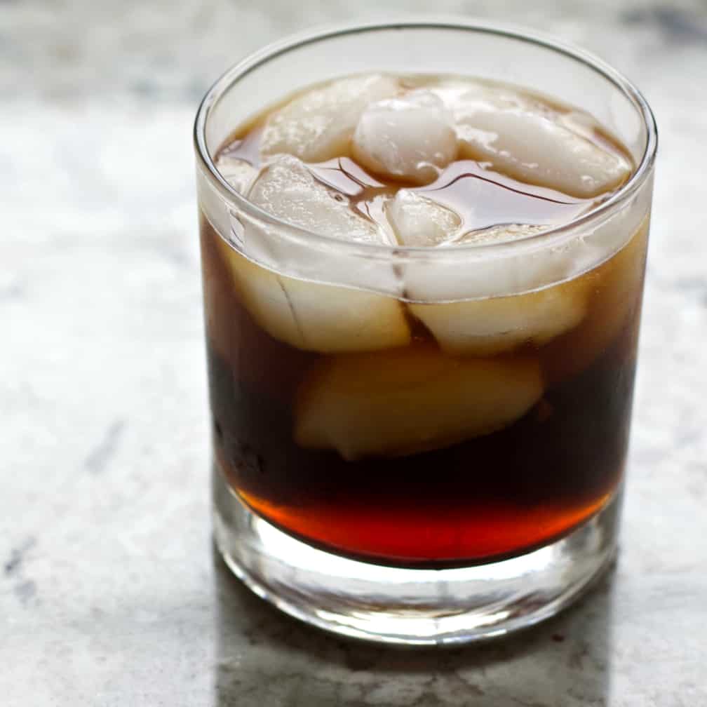 Twisted Black Russian-top view