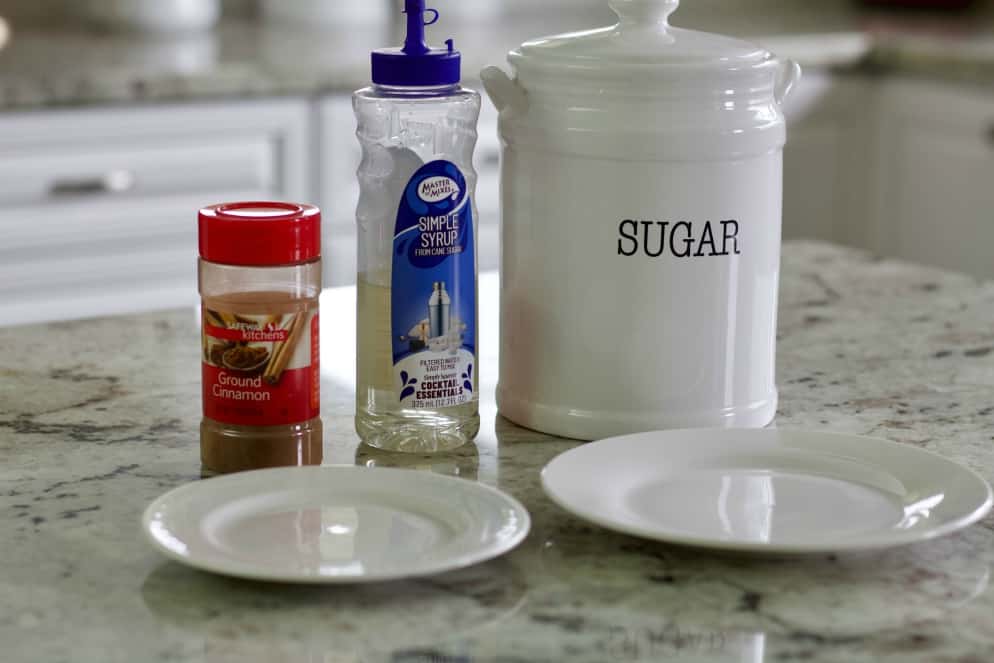ingredients for cinnamon sugar rim