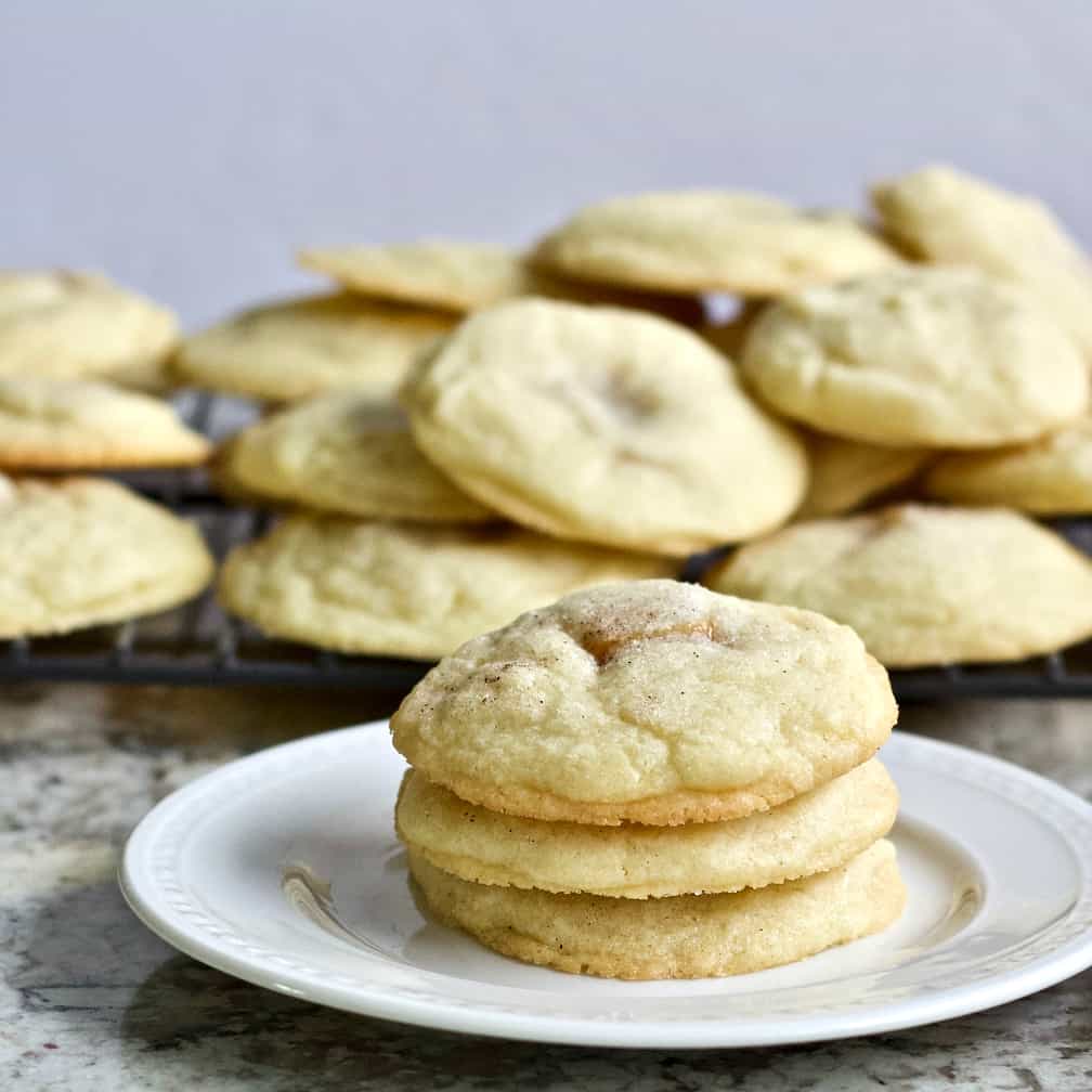 sugar cookies with caramel