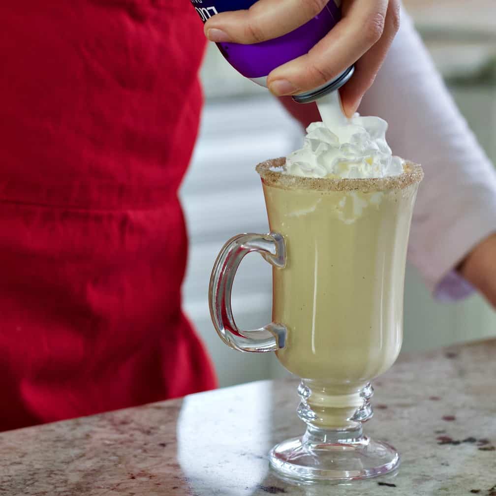top with whipped cream