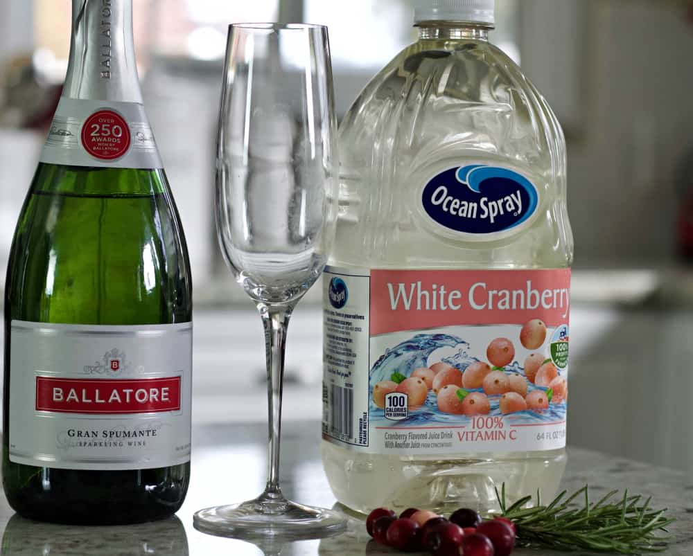 White Cranberry Mimosa Recipe with Rosemary 11 white cranberry mimosa ingredients
