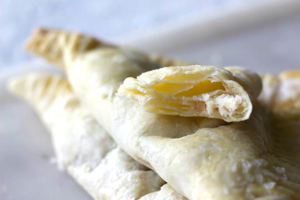 Puffed Party as apple turnover