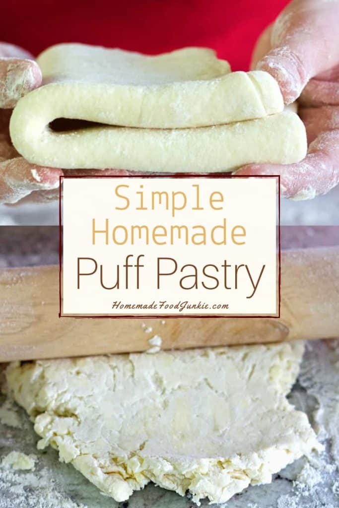 simple homemade puff pastry-pin image
