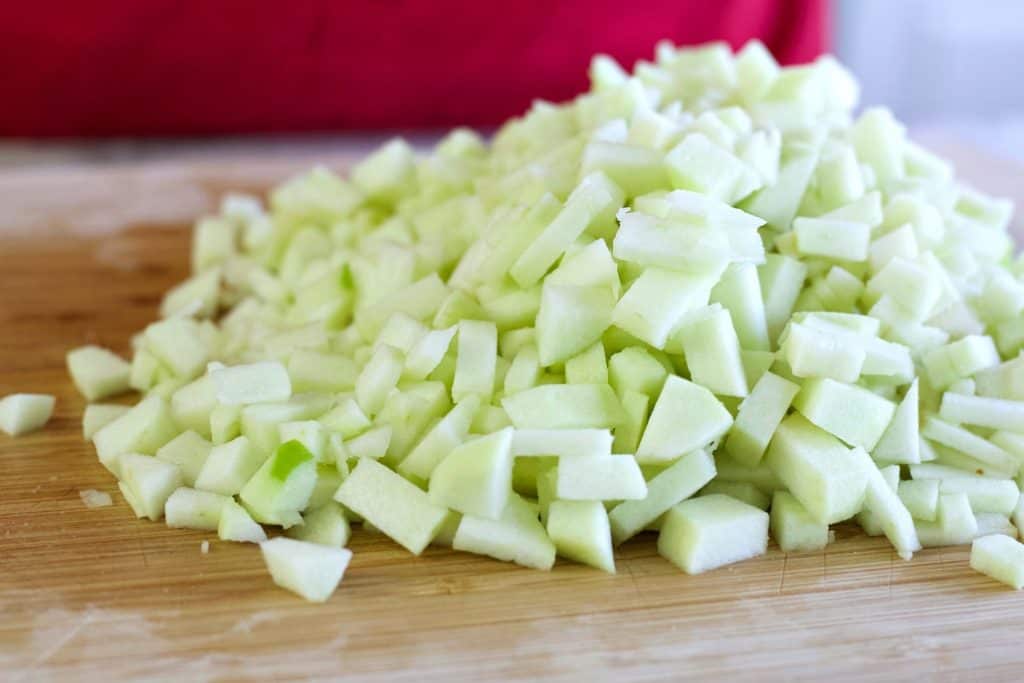 Homemade Apple Turnover Recipe with Puff Pastry 8 chopped apples