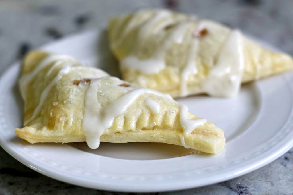 glazed apple turnovers