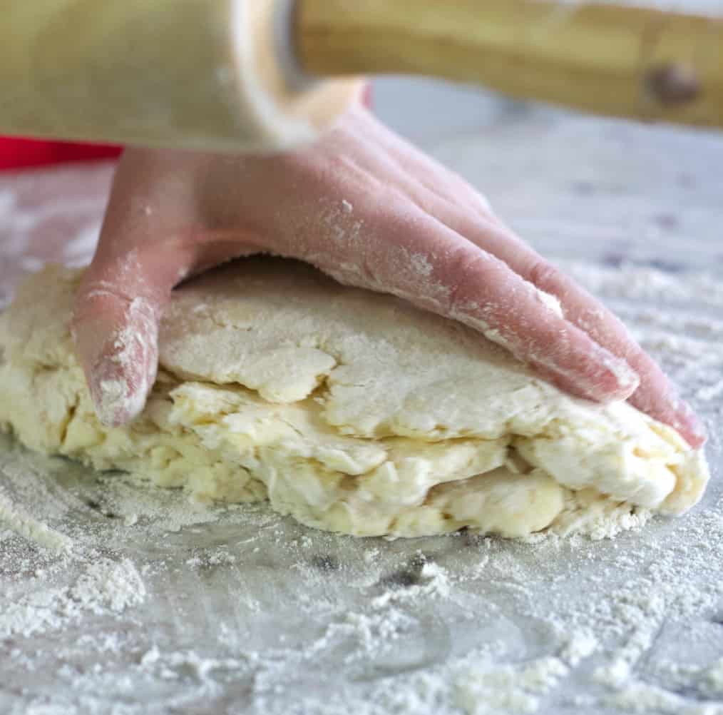 folded puff pastry