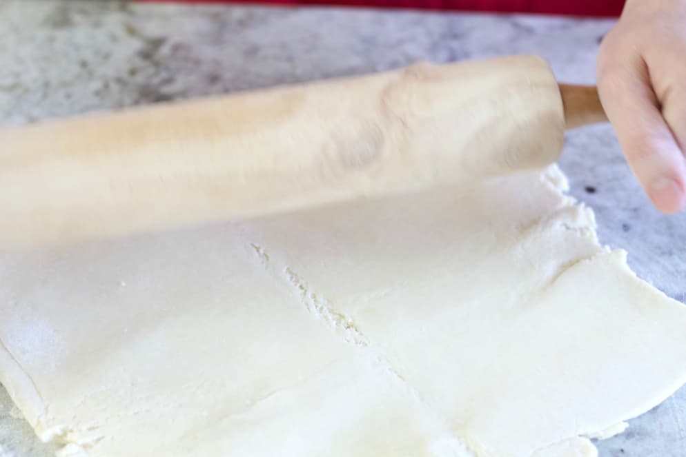 Homemade Apple Turnover Recipe with Puff Pastry 14 Roll out the pastry