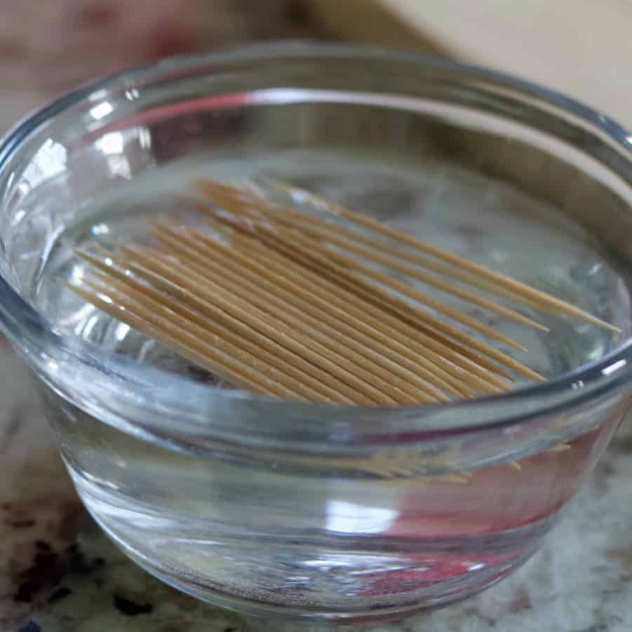 soak toothpicks