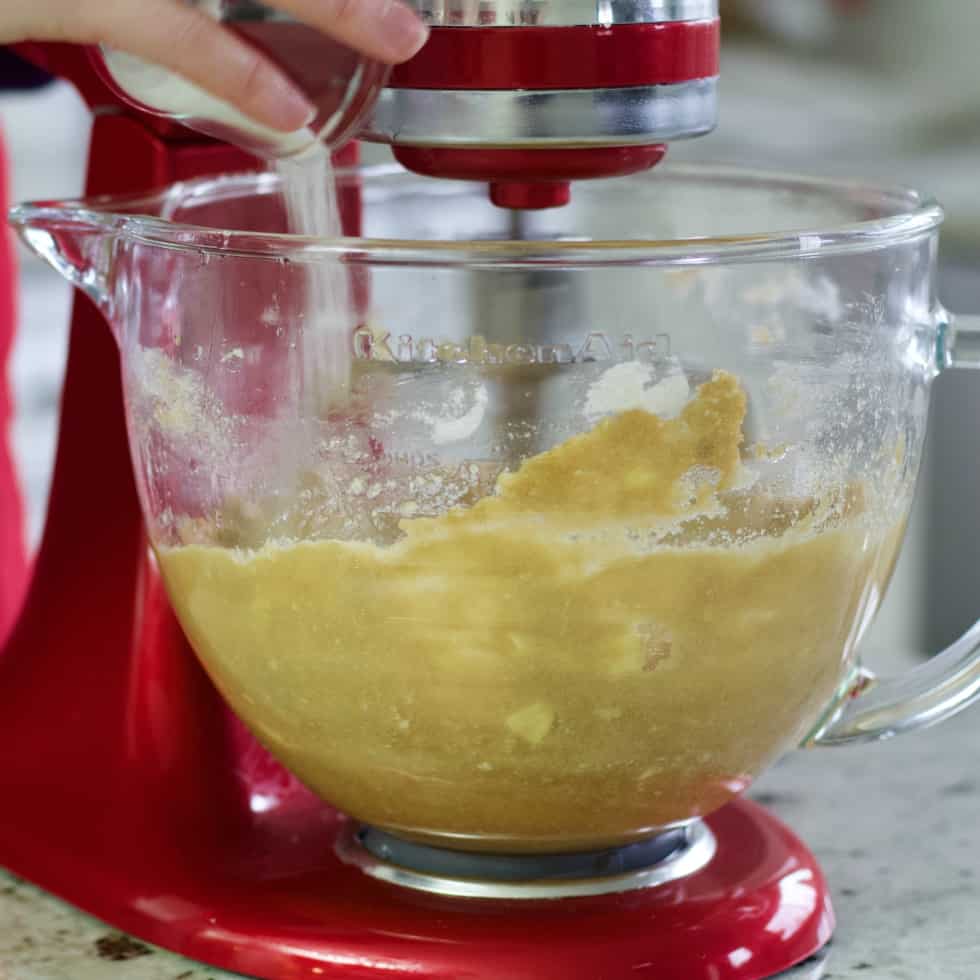 Add baking soda-almond joy cookies