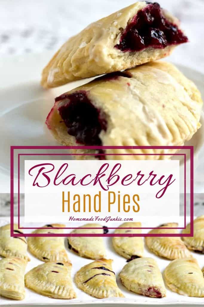 Hand pies with blackberry filling