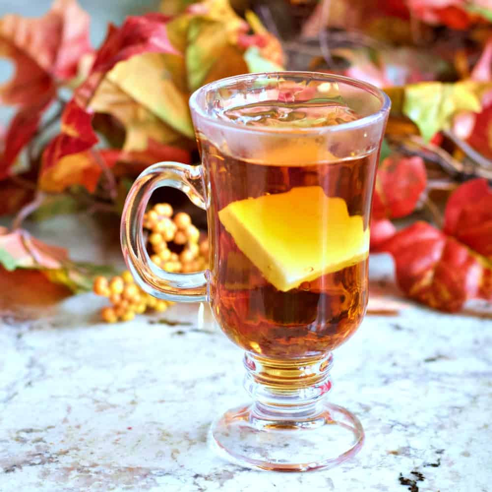 butter in a hot buttered rum