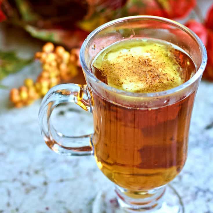 Hot Buttered Rum w Nutmeg