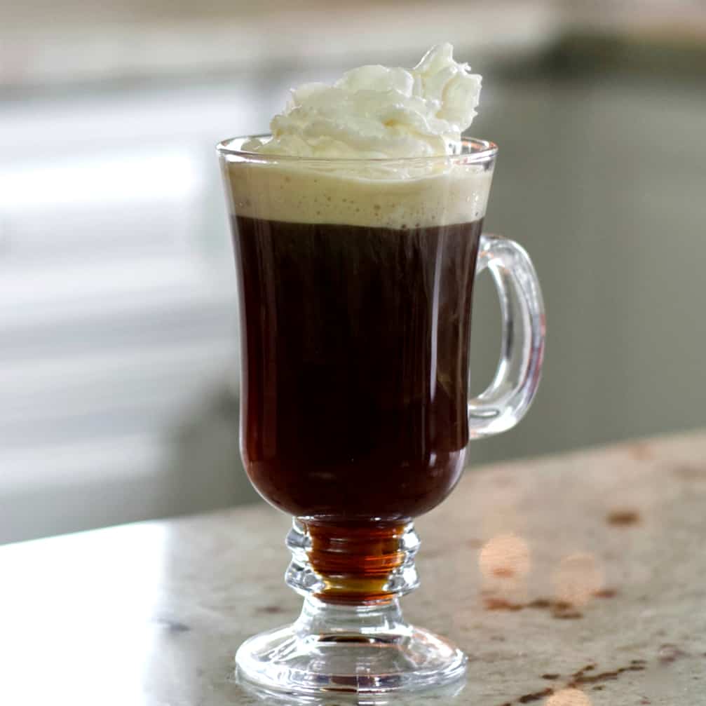 Mexican Coffee with Cuervo gold