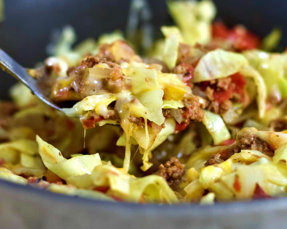 cabbage ground beef dinner