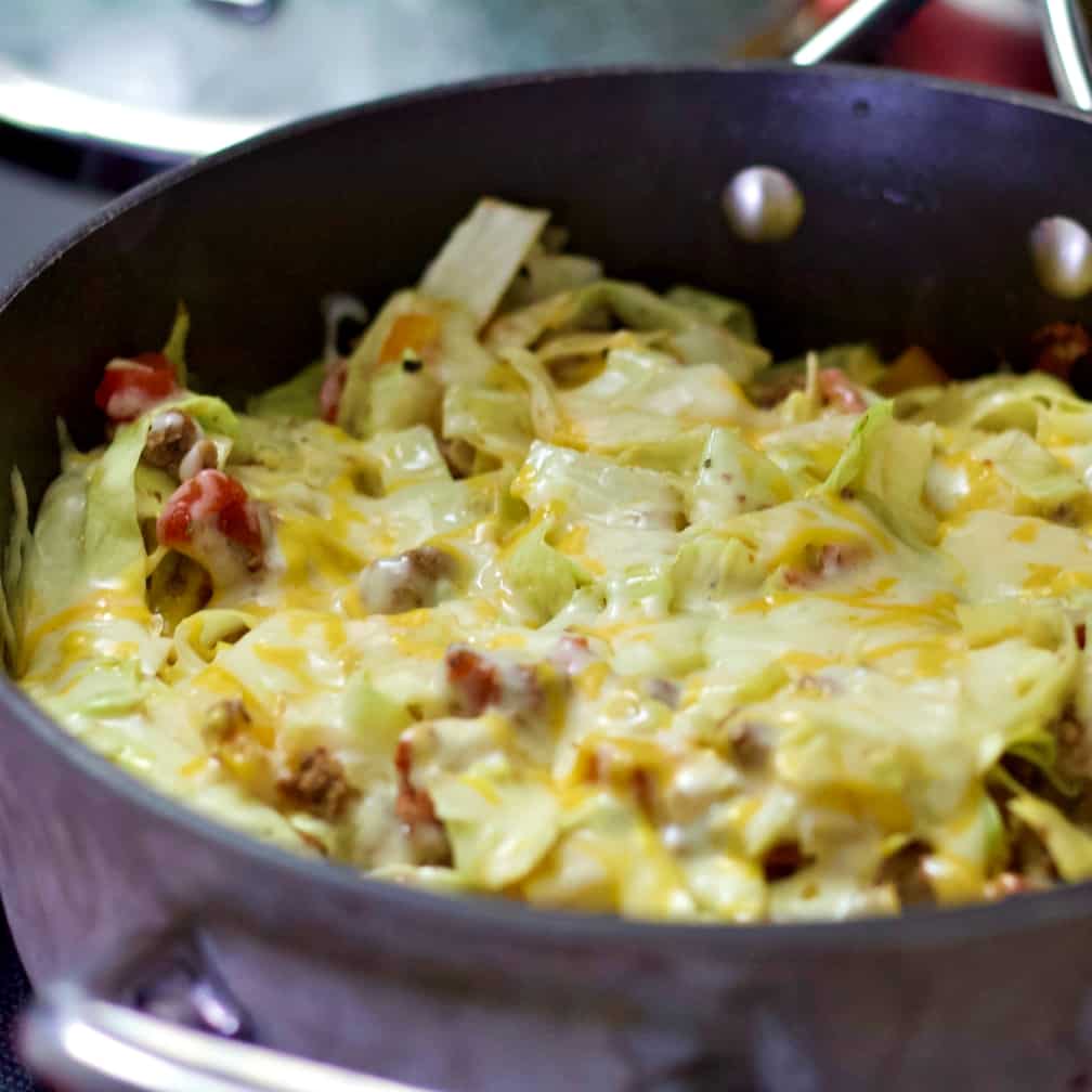 cooked cabbage dinner