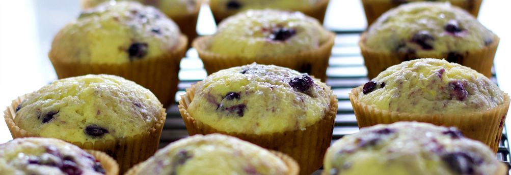 Blueberry lemon muffins