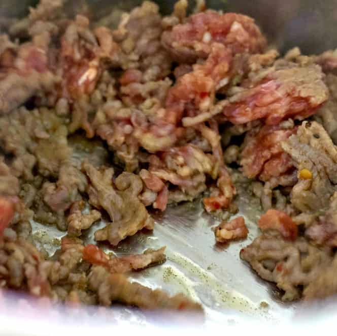 browning sausage on saut&eacute; function.