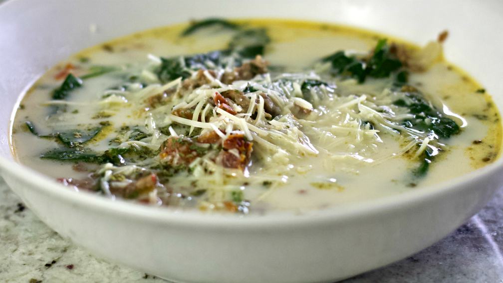 Tuscan Sausage soup-KETO