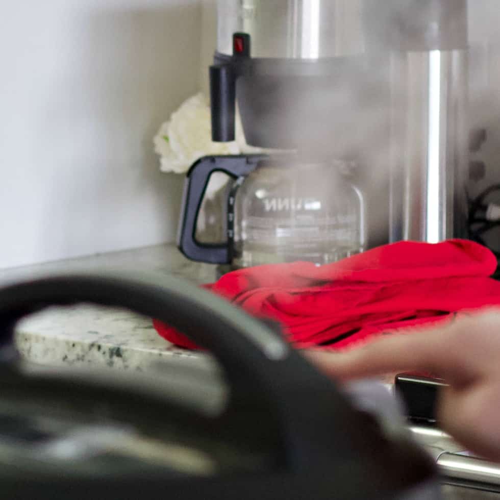 quick releasing steam from instant pot.