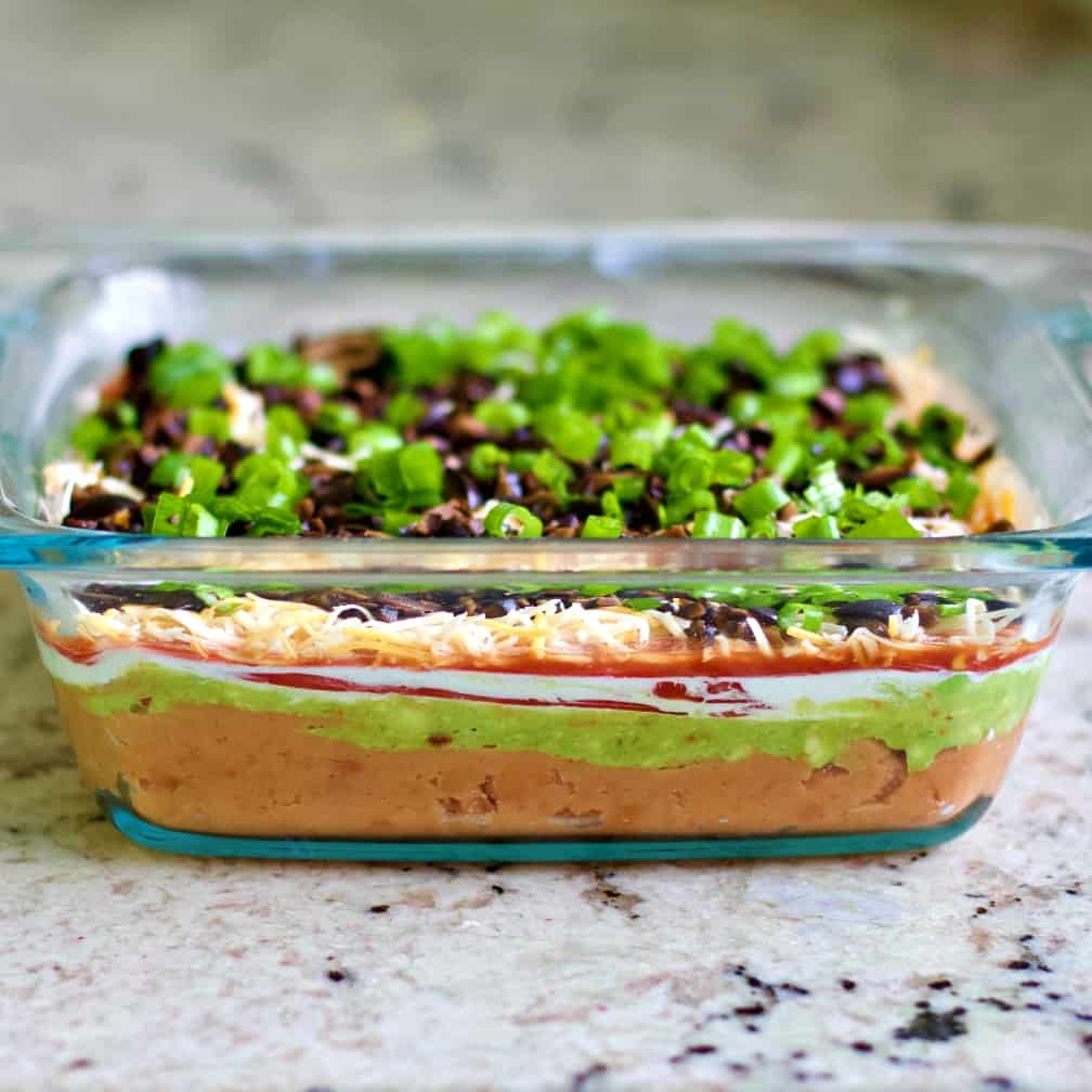 seven layered dip.