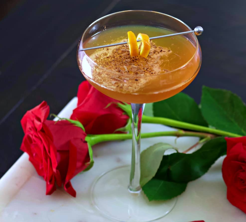 Orange chocolate martini