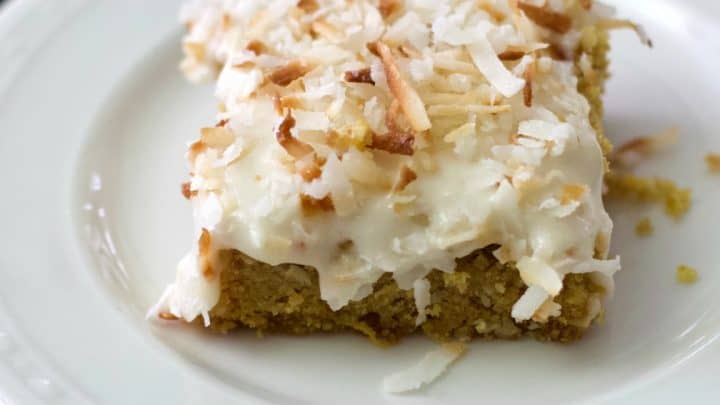 toasted coconut lemon bars