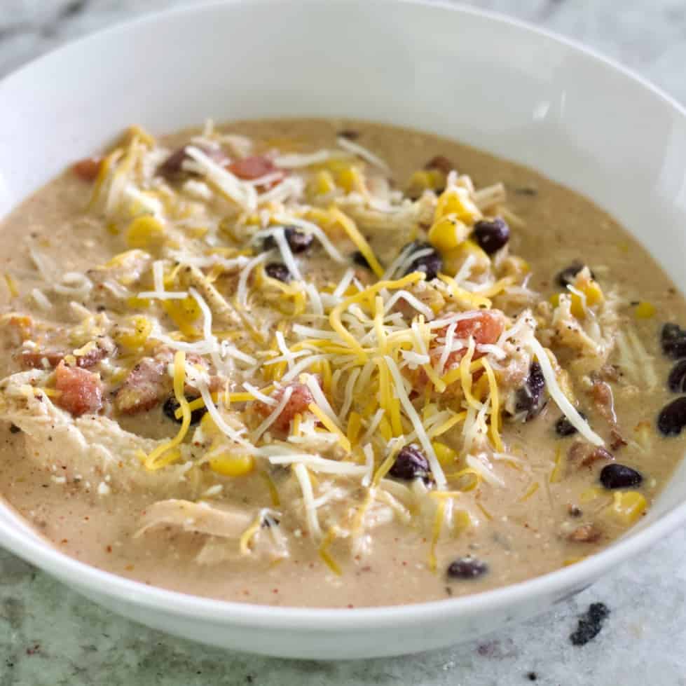 Chicken chili dinner