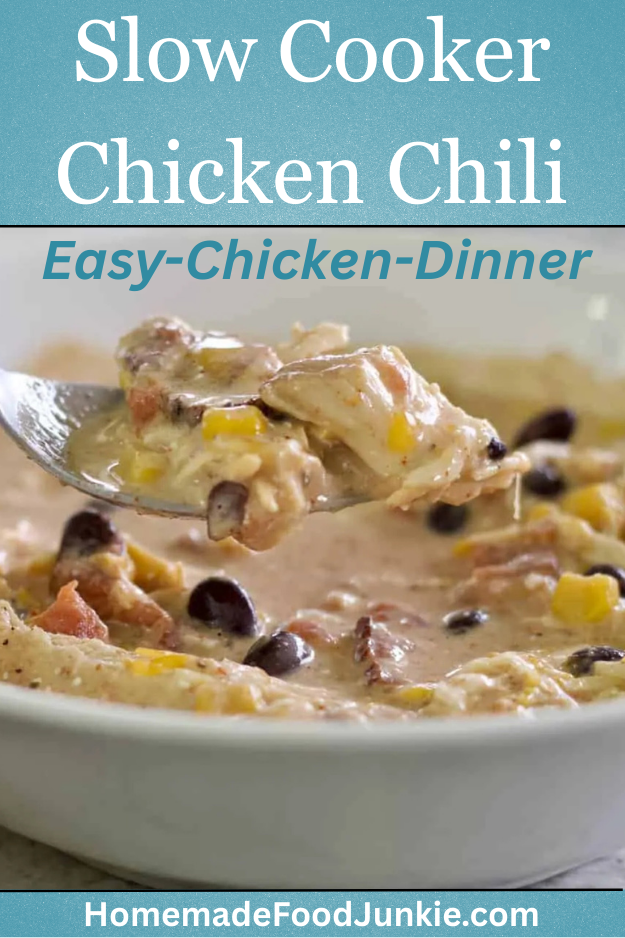 Slow Cooker Chicken Chili (Easy Creamy Comfort Dinner)